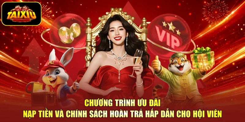 Chương trình ưu đãi nạp tiền và chính sách hoàn trả hấp dẫn cho hội viên