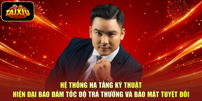 Hệ thống hạ tầng kỹ thuật hiện đại bảo đảm tốc độ trả thưởng và bảo mật tuyệt đối