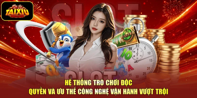 Hệ thống trò chơi độc quyền và ưu thế công nghệ vận hành vượt trội
