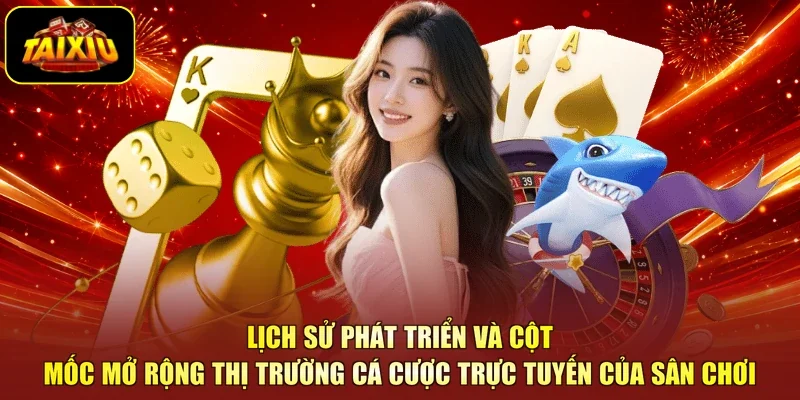 Lịch sử phát triển và cột mốc mở rộng thị trường cá cược trực tuyến của sân chơi